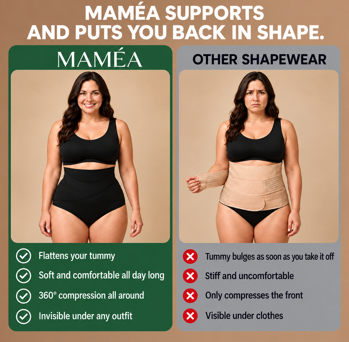 MAMÉA 360° Postpartum Support Briefs